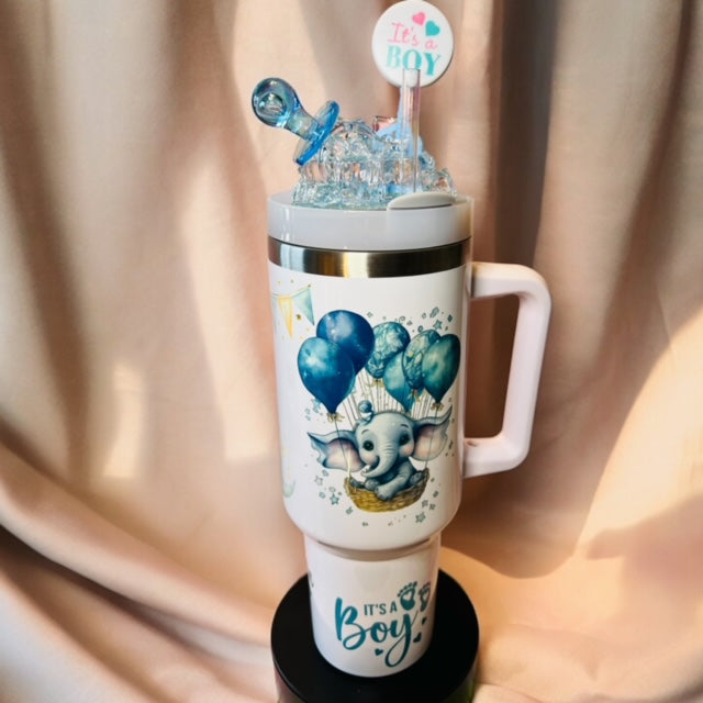 Stainless Steel Sublimation 40oz tumbler with design