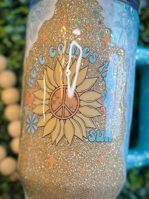 Beach 40 oz Stainless Steel Tumbler
