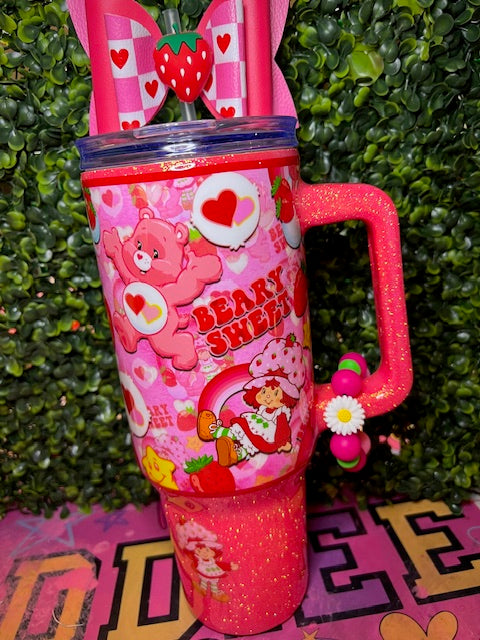 Strawberry 40 oz Tumbler (version 2)
