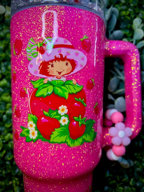 Strawberry 40 oz Tumbler (Newer version)