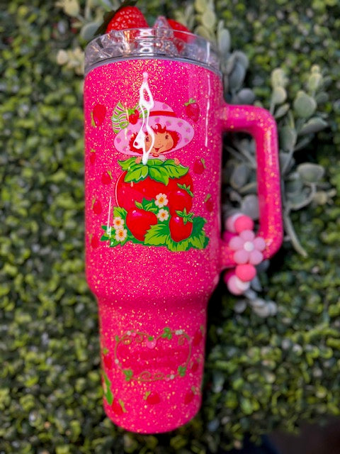 Strawberry 40 oz Tumbler (Newer version)