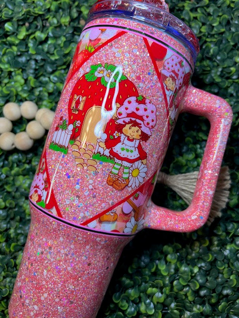 Strawberry 40 oz Tumbler