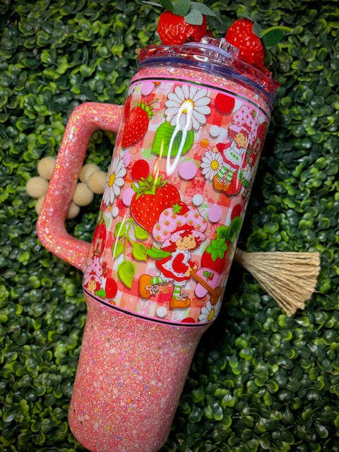 Strawberry 40 oz Tumbler
