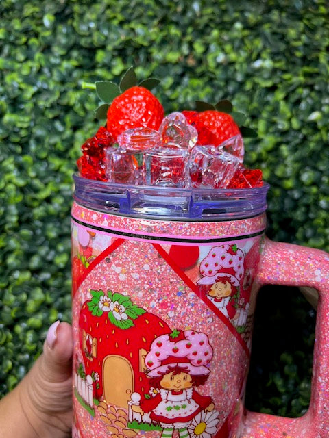 Strawberry 40 oz Tumbler